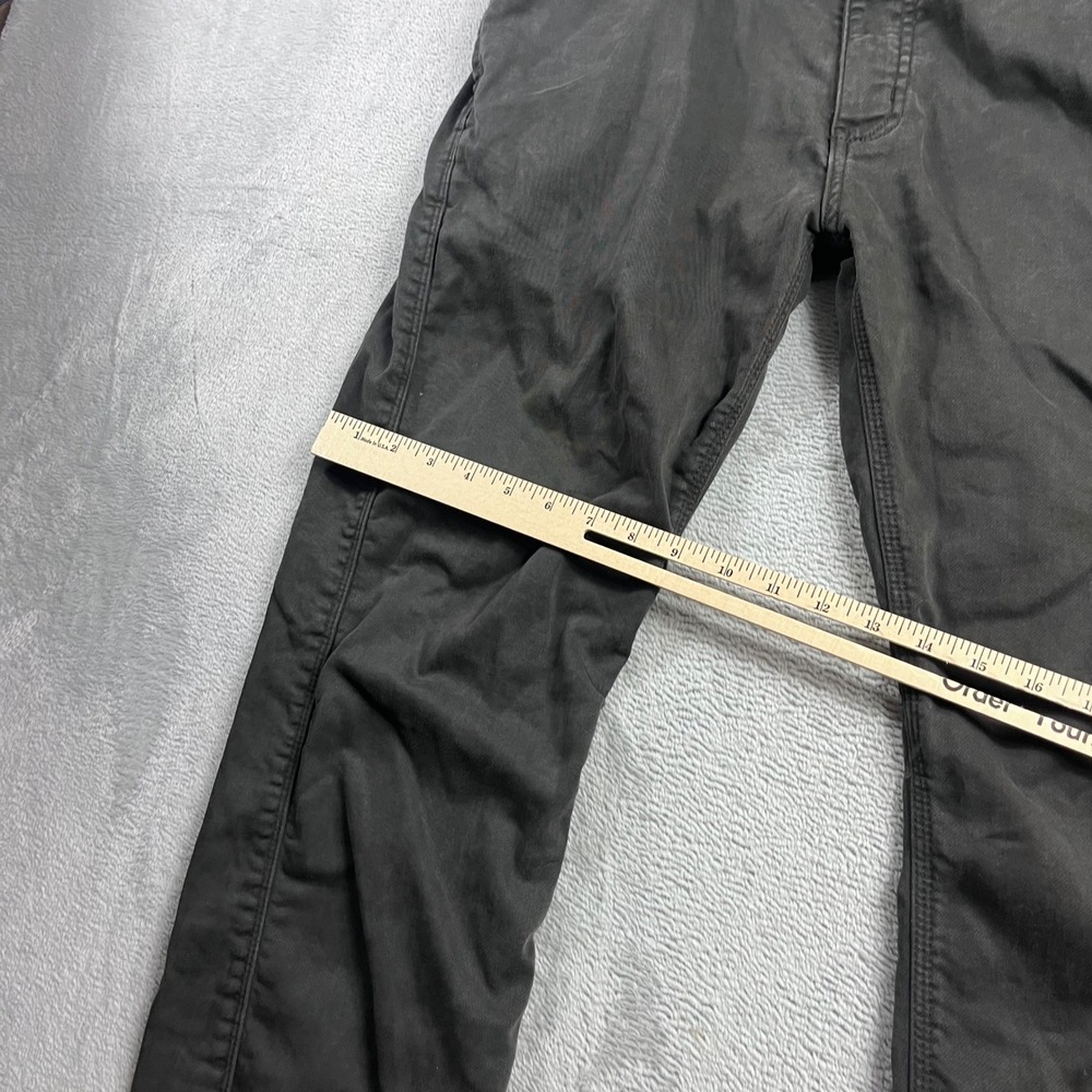 DU/ER Performance Denim Straight Fit Charcoal Grey Pants Mens 34x32 - Picture 10 of 14